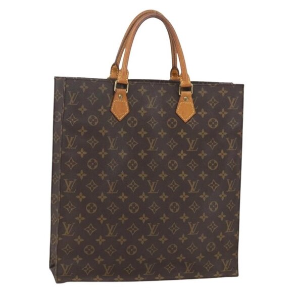 LOUIS VUITTON Monogram Sac Plat Hand Bag M51140 LV Auth ka630 - Picture 2 of 16